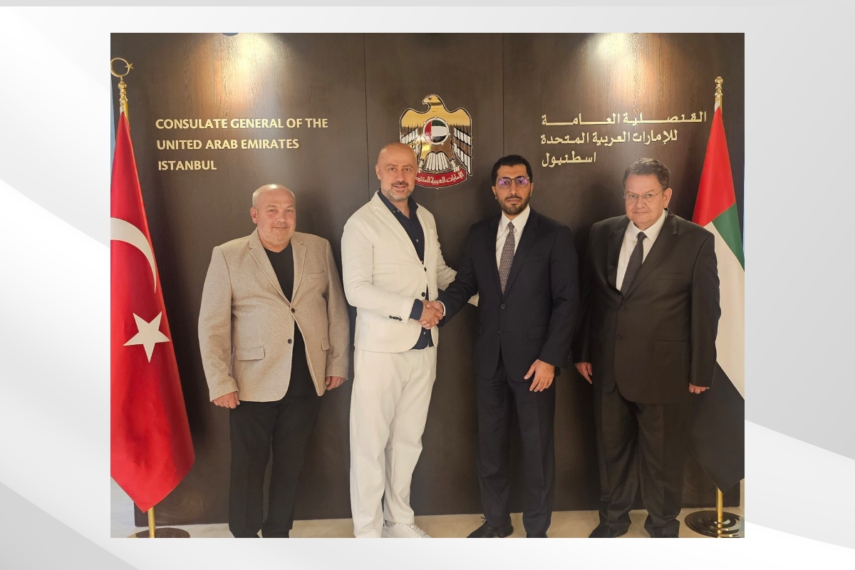 H.E. Saeed Saqer Al Muhairi, Consul General of the UAE in Istanbul, received at the Consulate Mr. Musa Çavuş, Chairman of Qatrix AI, along with his accompanying delegation.