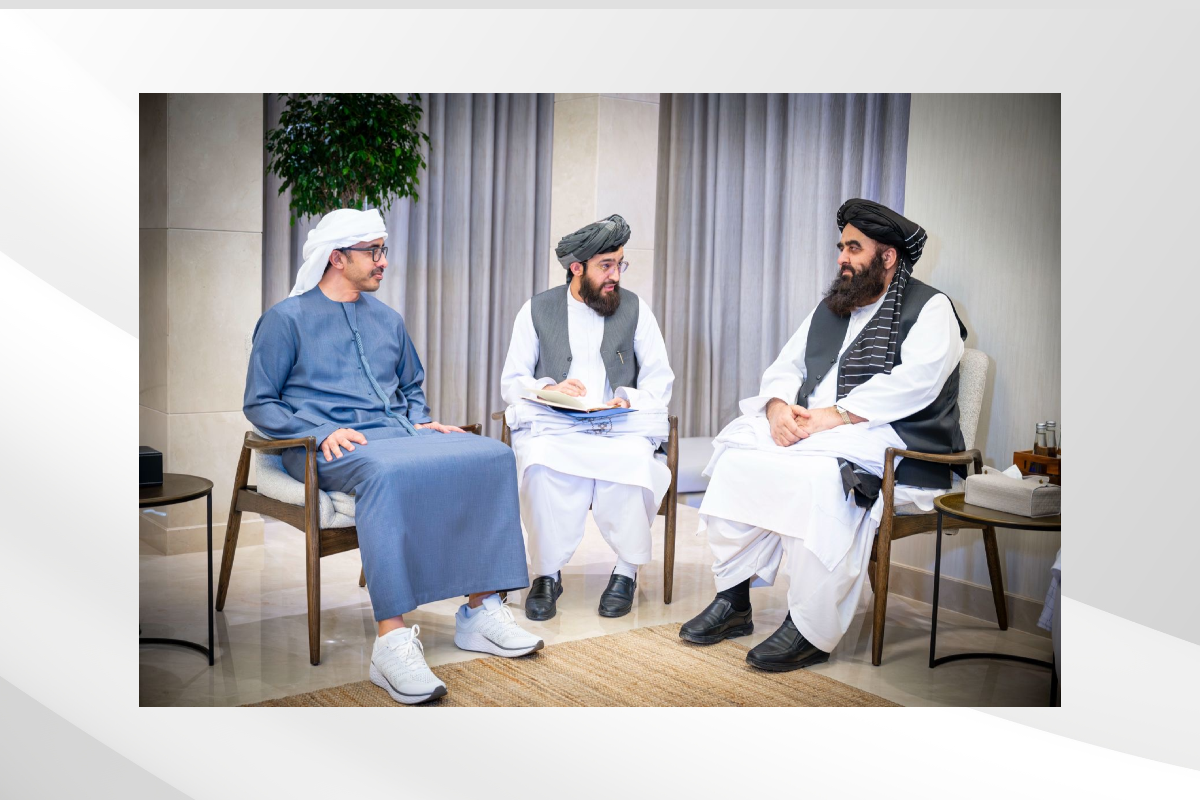 استقبل سمو الشيخ عبدالله بن زايد آل نهيان نائب رئيس مجلس الوزراء وزير الخارجية، في أبوظبي، اليوم، معالي مولوي أمير خان متقي، وزير الخارجية الأفغاني بالوكالة.