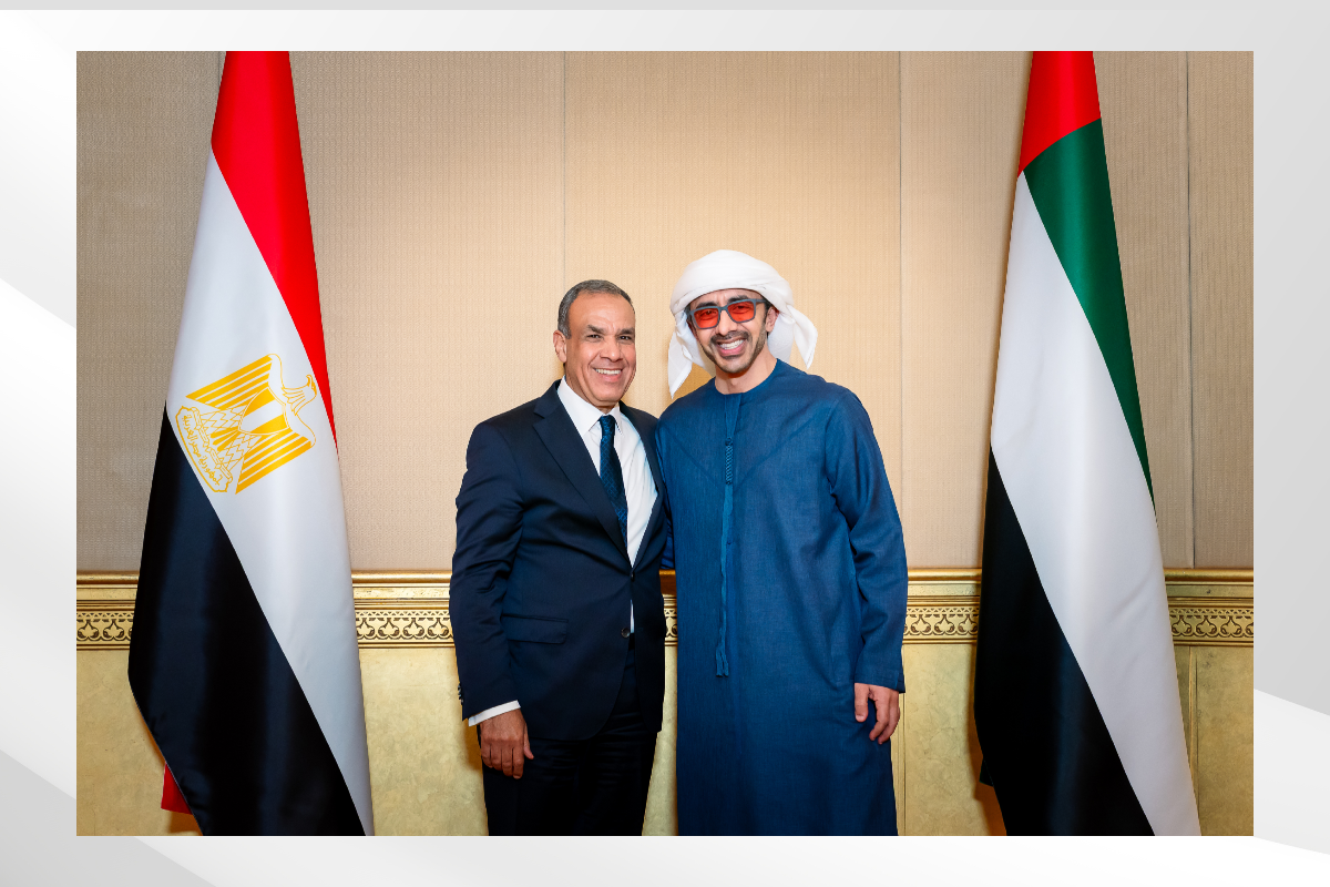 H.H. Sheikh Abdullah Bin Zayed Al Nahyan, Deputy Prime Minister and Minister of Foreign Affairs, received today in Abu Dhabi Dr Badr Abdel Ati, Minister of Foreign Affairs and Migration of the Arab Republic of Egypt.