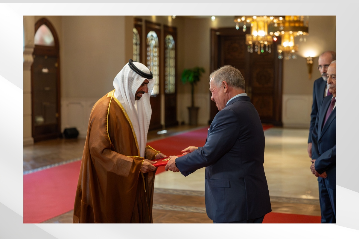 الملك عبدالله الثاني يتسلم أوراق اعتماد سلطان الشامسي سفيراً لدولة الإمارات لدى الأردن