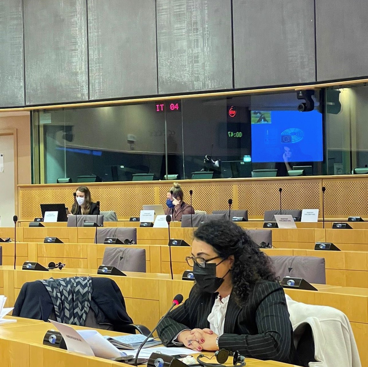 Yemen during a meeting of the The UAE Embassy's Deputy Ambassador, Dr. Ghalia Humaidan, participated in an exchange of views with MEPs and the EEAS on the situation in Yemen during a meeting of the Foreign Affairs Committee in the European Parliament