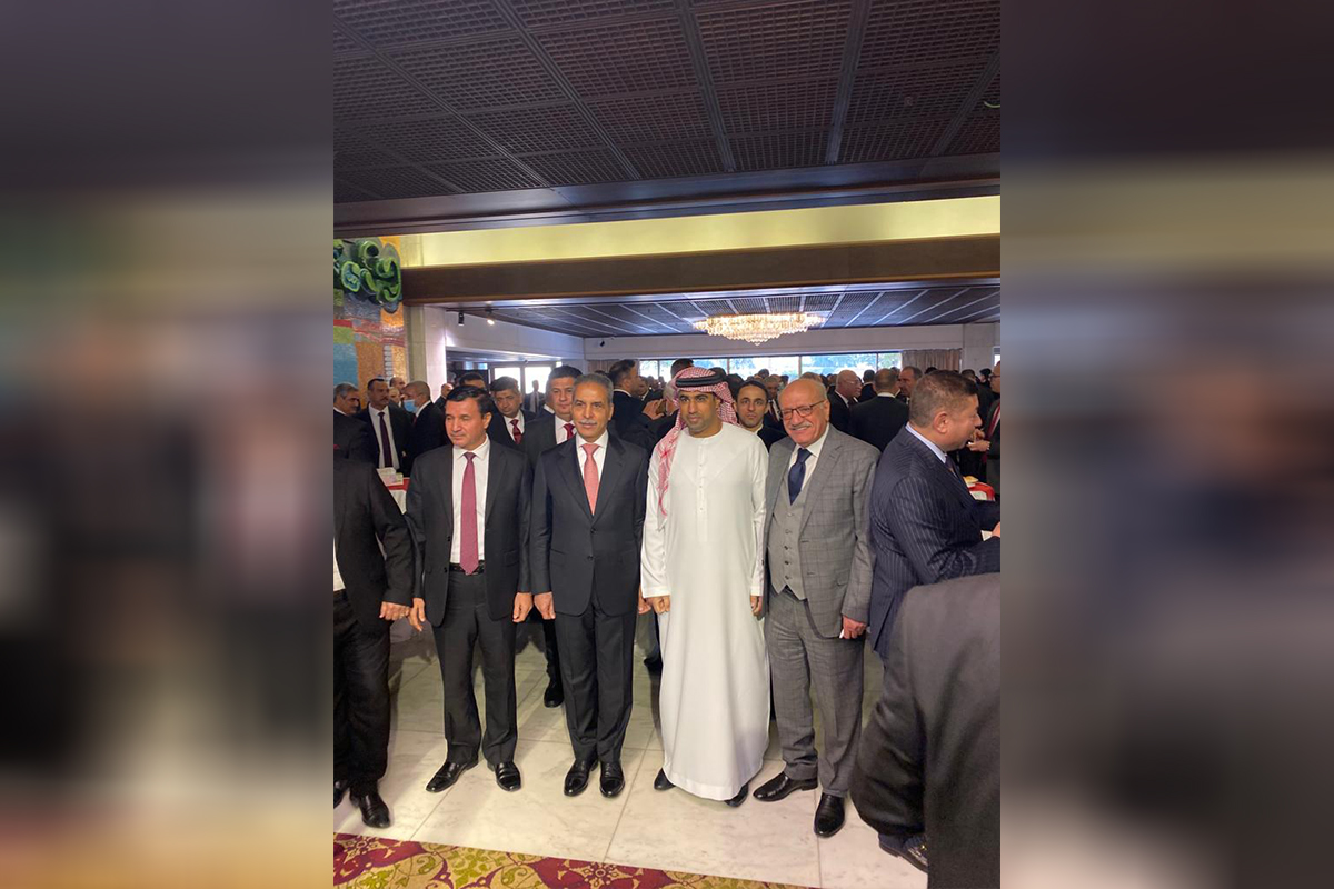 شارك السيد محمد صالح الطنيجي رئيس قسم الشؤون الاقتصادية والسياسية والإعلامية بسفارة الدولة / بغداد  في احتفالية يوم القضاء العراقي يوم الأحد الموافق 23/01/2022 وبحضور السيد فائق زيدان رئيس مجلس القضاء الأعلى العراقي والسيد ضياء السعدي نقيب المحامين ، ونقيب الاعلاميين العراقيين وشخصيات قضائية وعدد من السفراء والدبلوماسيين.