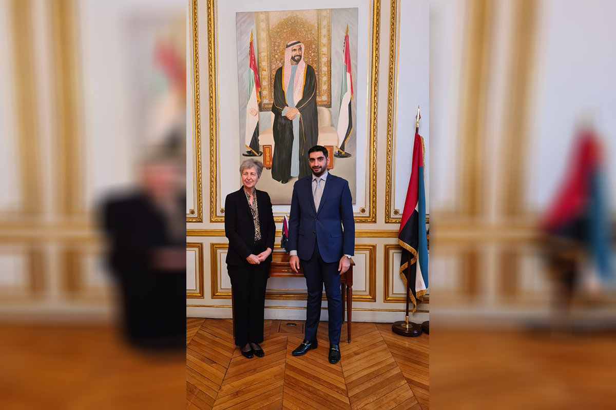Le chef de la mission adjoint M. Ahmed Al Mulla a rencontré à l'ambassade S.E. Mme Monique Eloit,directrice générale de l’organisation mondiale de la santé animale. Ont été abordés les questions d’intérêts communs et les projets de coopération entre les Émirats et l’organisation.