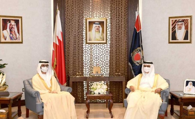 استقبل الفريق أول معالي الشيخ راشد بن عبدالله آل خليفة وزير الداخلية، يوم الاربعاء الموافق 8 سبتمبر 2021، سعادة الشيخ سلطان بن حمدان بن زايد آل نهيان سفير الدولة لدى مملكة البحرين