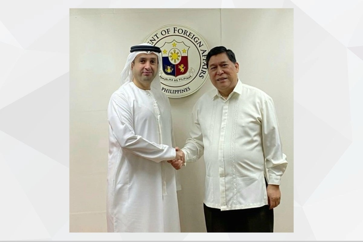 H.E. Mohamed Obaid Alqataam Alzaabi, UAE Ambassador in Manila, met with H.E. Mardomel Celo Melicor, Asec. of the Philippine Department of Foreign Affair