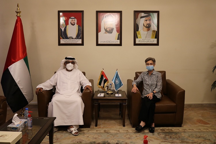 Mr. Abdul Hakim Al-Nuaimi received Marianne Gasser, Director of Geir Pedersen's Office, the Special Envoy of the Secretary-General of the United Nations to Syria. The meeting focused on the results of Pedersen's recent visit to Damascus.