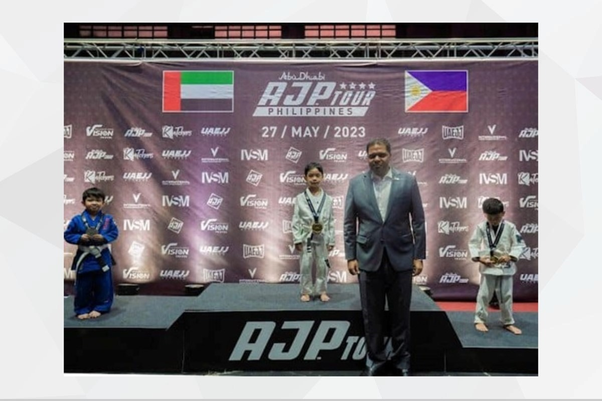 UAE Embassy in Manila attended 1st Abu Dhabi Jiu-Jitsu Pro Tour Philippines National Jiu-Jitsu Championship 2023 held in Manila with the participation of elite Jiu-Jitsu players from the Philippines and abroad.