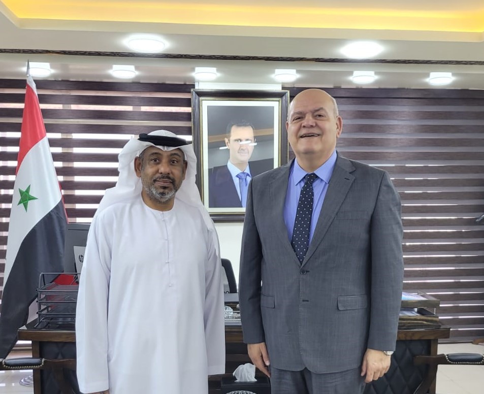 Al-Naimi meets the Minister of Internal Trade and Consumer Protection in Syria
