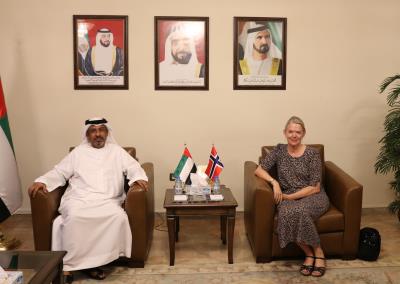 Al-Nuaimi meets the Chargé d'Affairs of the Norwegian Embassy in Damascus