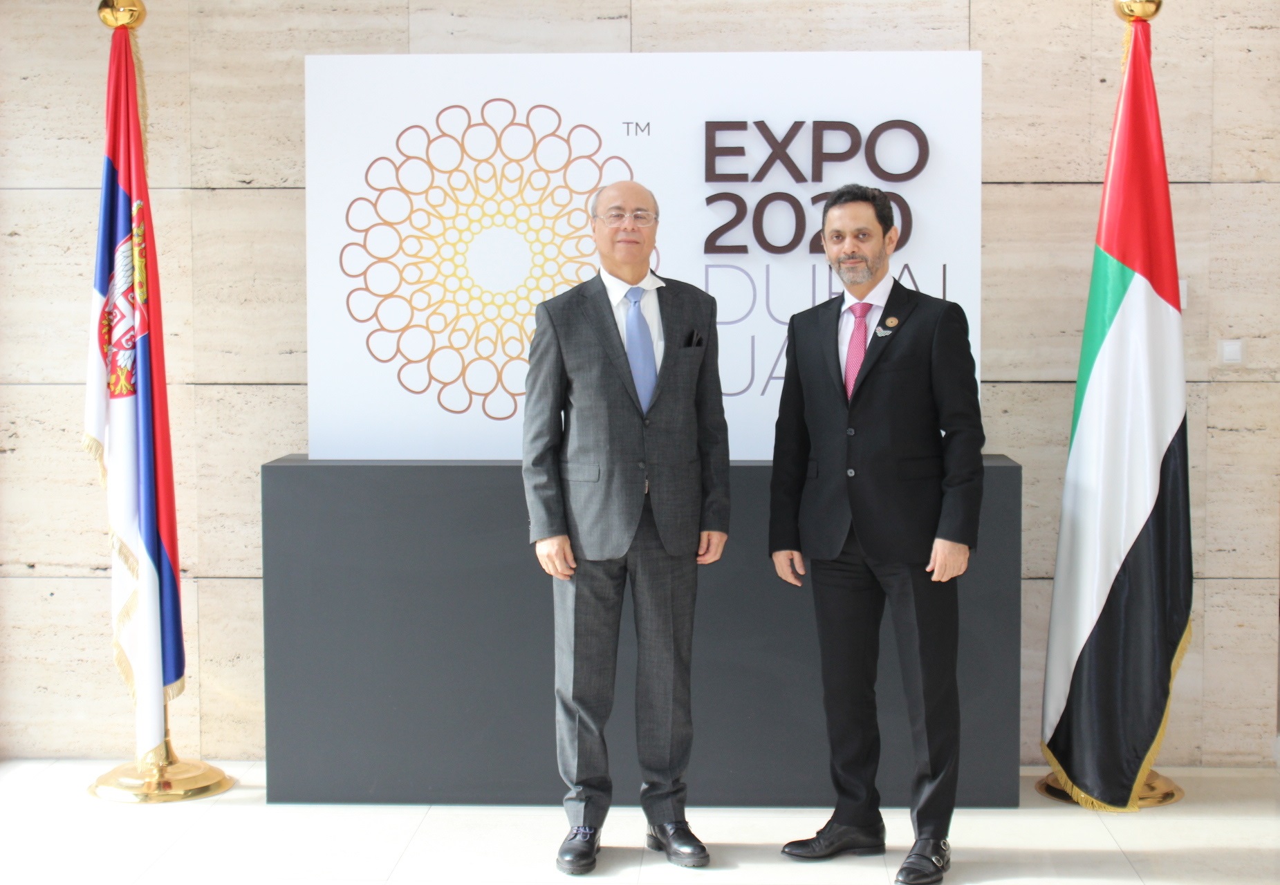 H.E. Mubarak Saeed Al Dhaheri, Ambassador of the UAE in Belgrade received a courtesy visit from H. E. Mr. Fatah Mahraz, Ambassador Designate of the People’s Democratic Republic of Algeria to Srerbia.