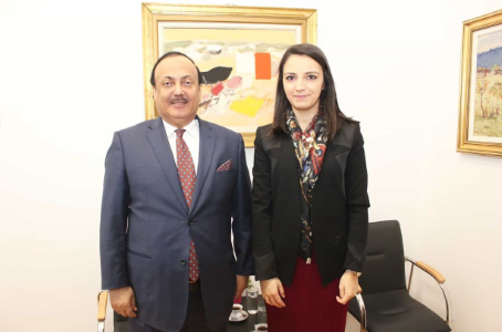 Ambasadorul Emiratelor Arabe Unite în România a avut o întrevedere cu Directorul Direcţiei Protocol din cadrul Ministerului Afacerilor Externe 