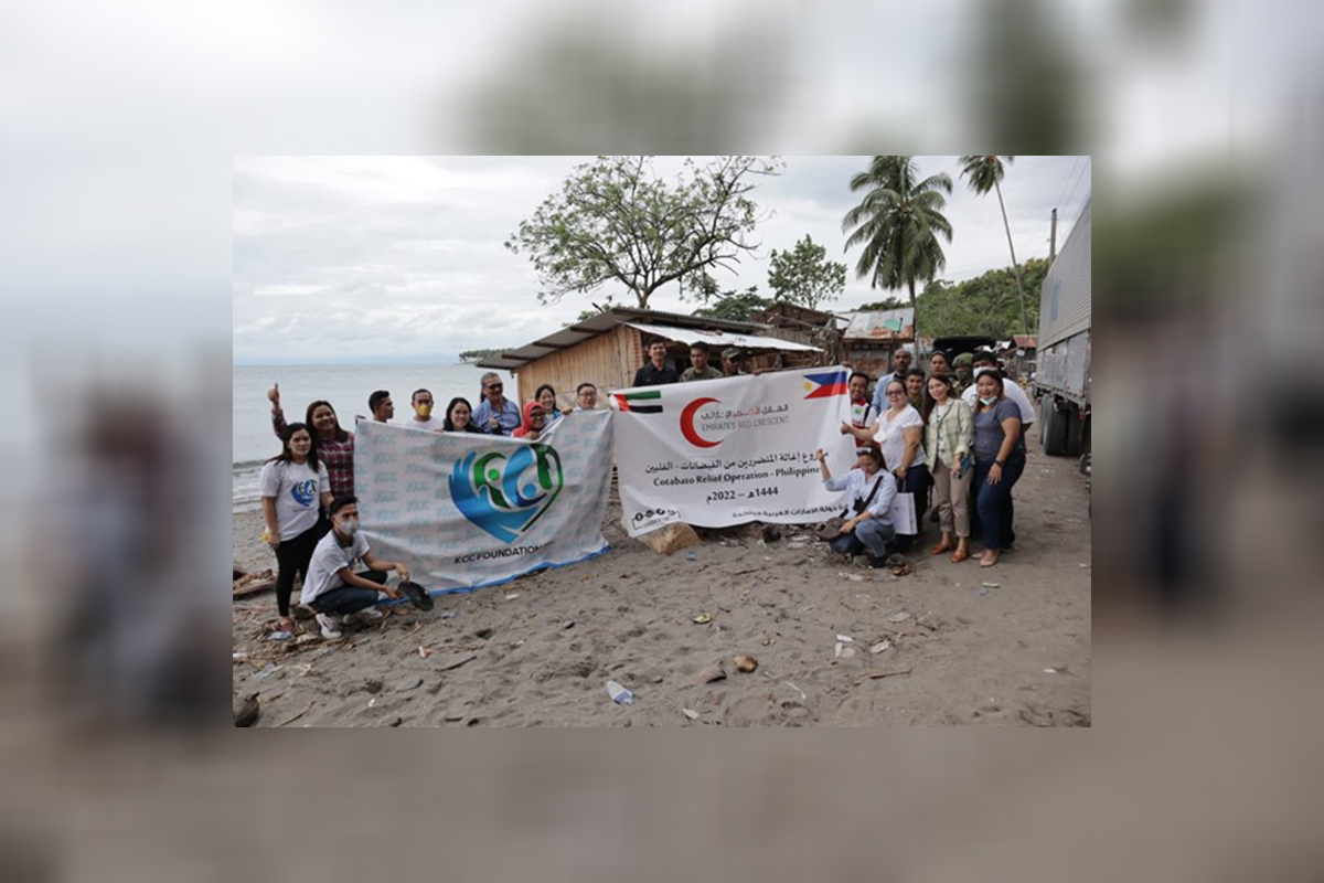 UAE Embassy in Manila has implemented the Cotabato Relief Operation with a donation from Emirates Red Crescent, for the affected communities of the Typhoon Paeng in Cotabato City.