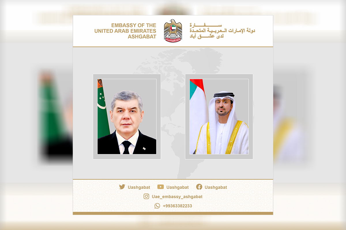التقى اليوم الأربعاء الموافق 6 من يوليو الجاري سعادة احمد الحاي الهاملي سفير دولة الامارات لدى تركمانستان بمعالي يازمرادوف اناجيلدي نائب رئيس مجلس الوزراء لشؤون الزراعة والموارد المائية والصناعات الغذائية وذلك بديوان عام مجلس الوزراء بتركمانستان وتم خلال اللقاء بحث ومناقشة فرص التعاون بين البلدين.