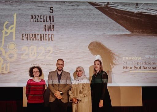 Her Excellency Dr. Eman Al-Salami, Ambassador of the UAE to Poland, opened the 5th Review of Emirati Cinema in Krakow, organized in the Kino Pod Baranami cinema  by the Nahda Foundation under the honorary patronage and with the support of the UAE Embassy in Warsaw. 