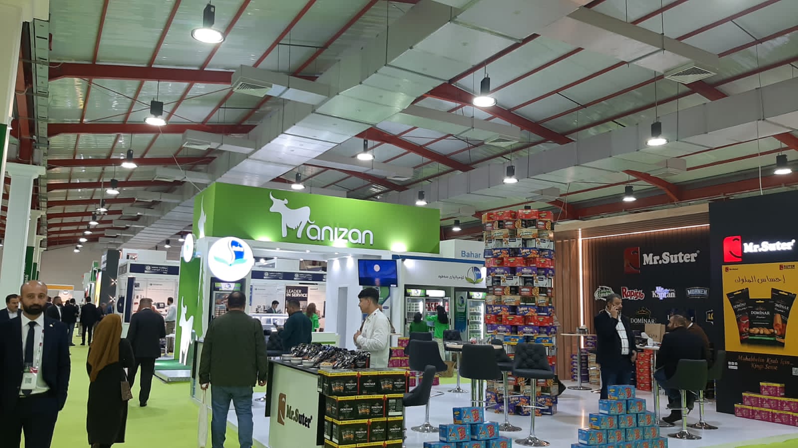His Excellency Ahmed Al Dhaheri, Consul General of the UAE in the Kurdistan Region of Iraq, attended the opening of the Erbil International Agriculture and Packaging Exhibition, which lasts for several days and is attended by about 200 companies from 13 countries.
