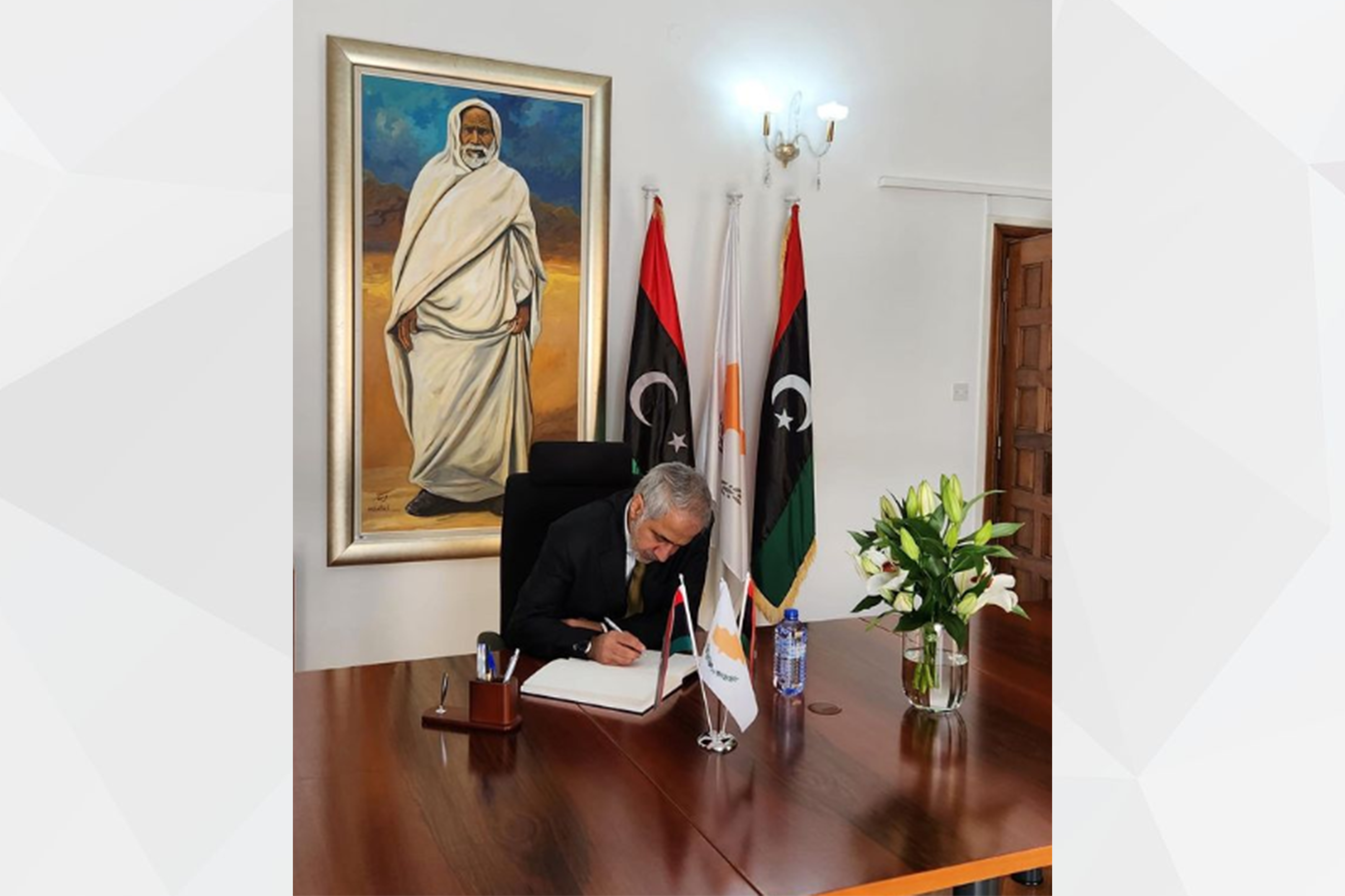 H.E. Mr. Mohammed Saif Al Shehhi, UAE Ambassador to the Republic of Cyprus, expressed heartfelt condolences to the Embassy of Libya, to the people and the government, for the victims of the floods and storms due to Hurricane Daniel, which claimed innocent lives and left thousands of people injured and missing, in addition to large material damages.