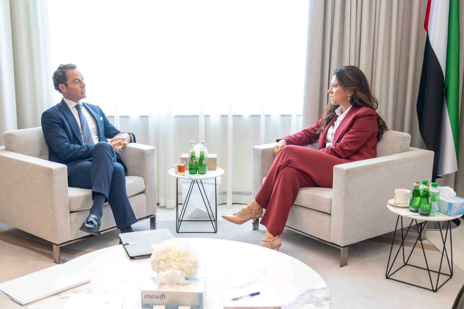 Her Excellency Lana Nusseibeh, Minister of State, received His Excellency Javier Colomina, NATO Deputy Assistant Secretary General for Political Affairs and Security Policy, and the NATO Secretary General’s Special Representative for the Southern Neighbourhood.