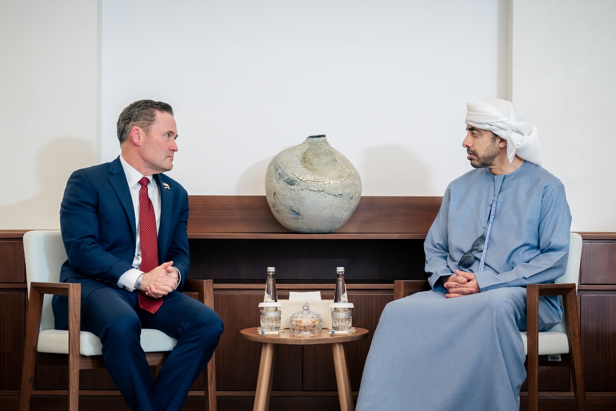 استقبل سمو الشيخ عبدالله بن زايد آل نهيان نائب رئيس مجلس الوزراء وزير الخارجية، سعادة السفير مايك والتز، مندوب الولايات المتحدة الأميركية لدى الأمم المتحدة.