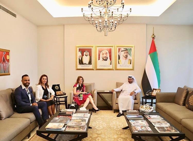 United Arab Emirates Ambassador to Lebanon Dr. Hamad Saeed Al-Shamsi welcomed at, Yarzeh residence, Member of the 