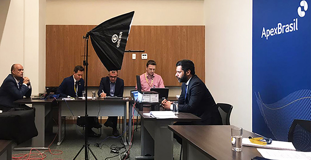 The Embassy held, in partnership with the Brazilian Export and Investment Promotion Agency (Apex-Brasil), a webinar on Expo 2020 Dubai.