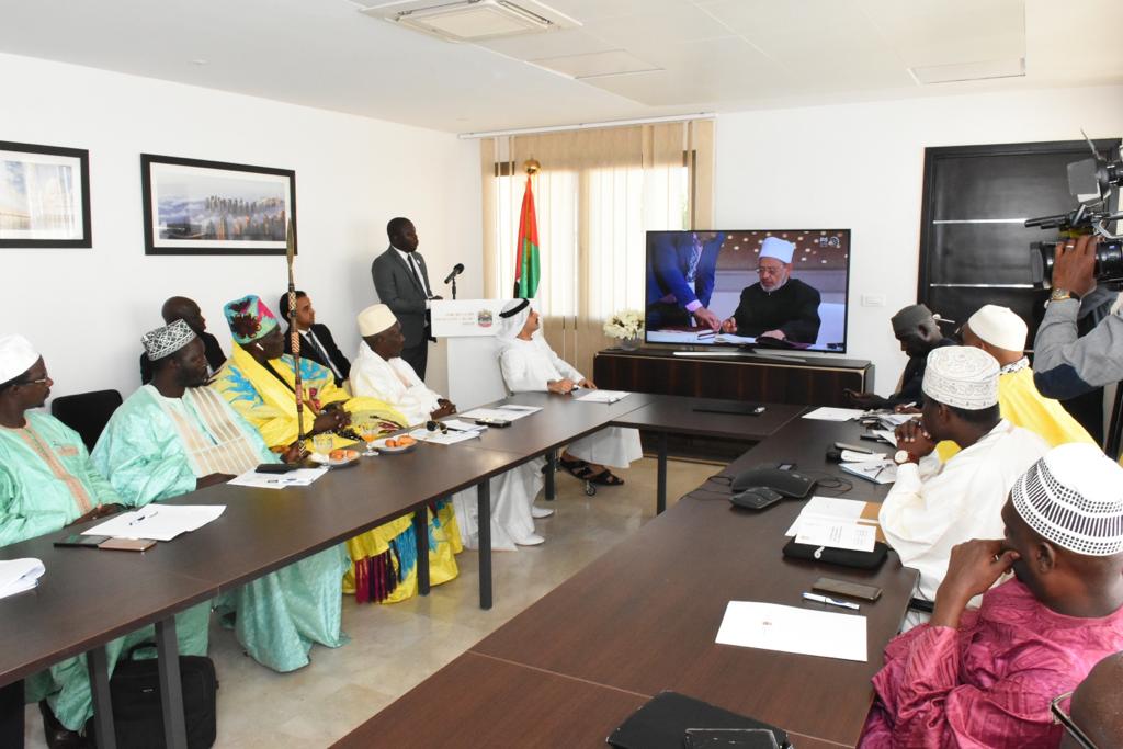 The Chargé d'Affaires, Mr. Muhammad Ali bin Aylan, organized a round table on the culture of tolerance in the Emirates in the light of the Human Brotherhood document, in the presence of government officials, university professors, media professionals, and clerics from various Islamic and Christian communities in Senegal