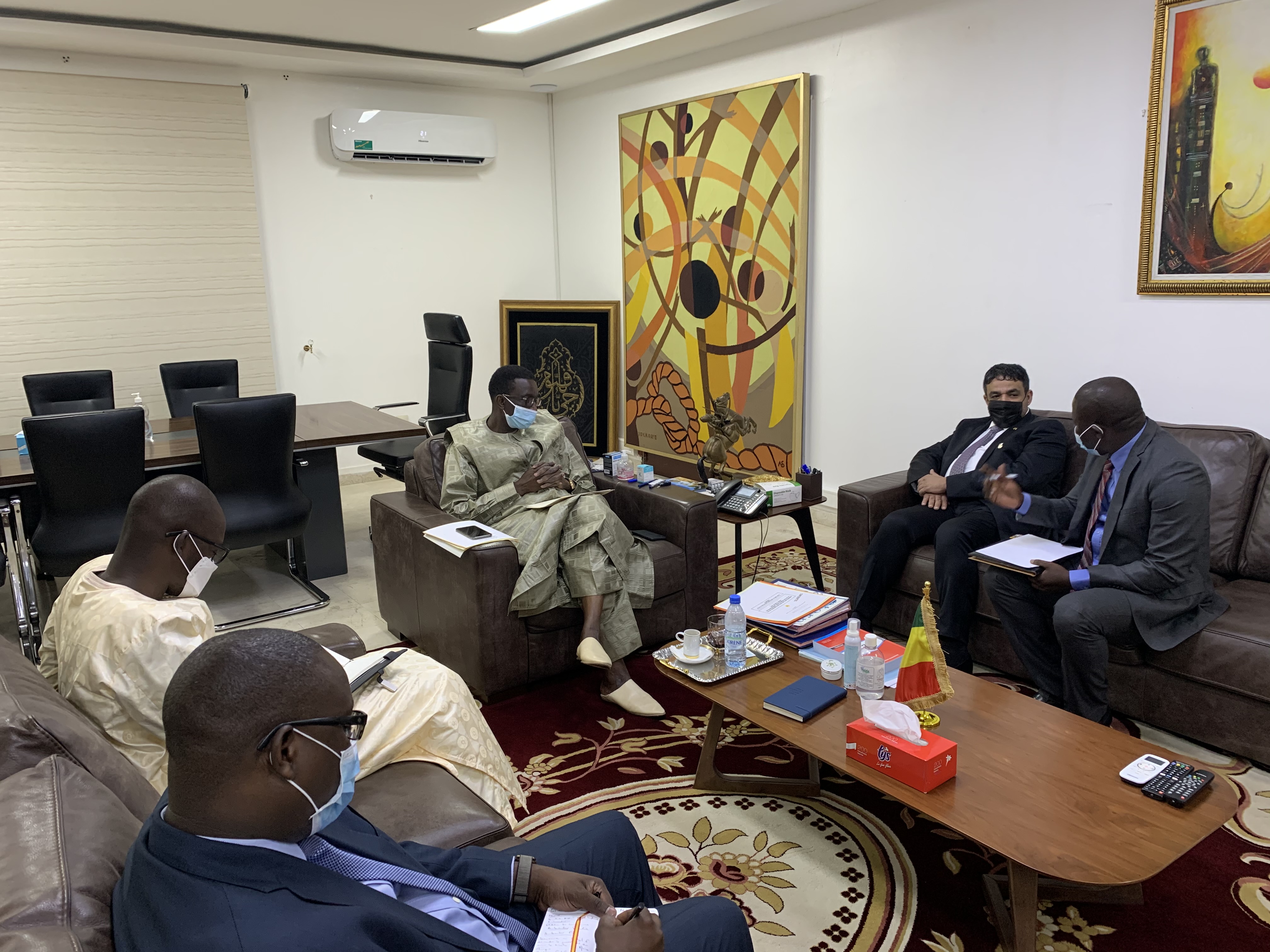 presentation of His Excellency Ambassador copy of his credentials