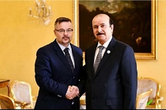 Ambassador of the United Arab Emirates meets with Deputy Minister for Non-European Countries, Economic and Development Cooperation Section of the Ministry of Foreign Affairs of the Czech Republic.