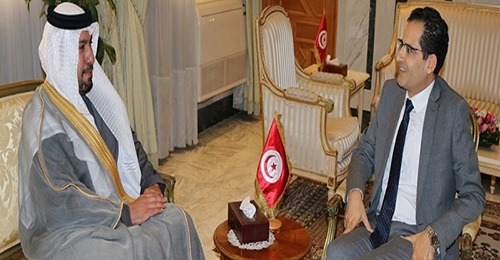The Tunisia Foreign Minister resived the Ambassador of the UAE