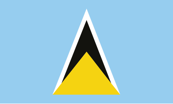 St Lucia flag