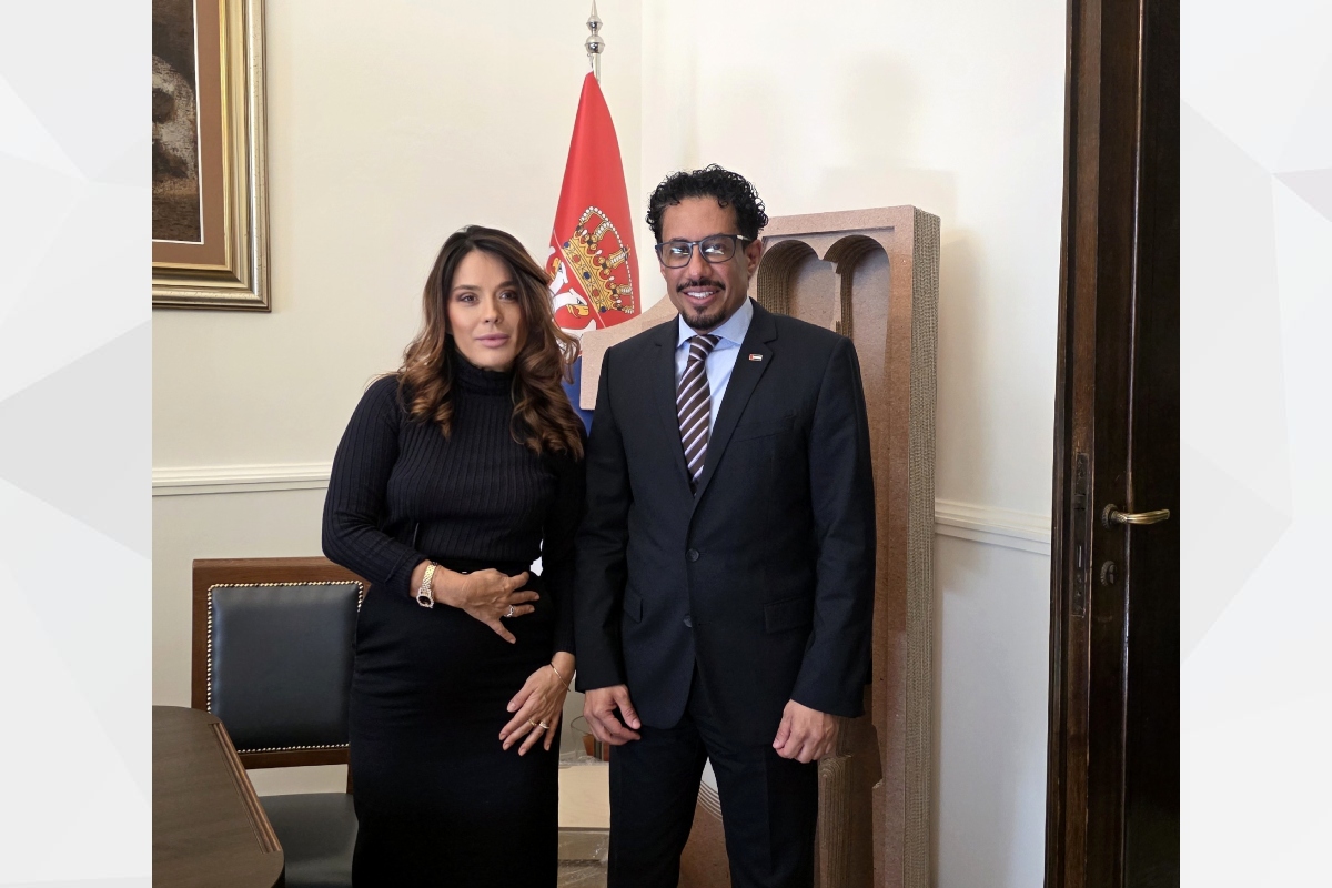 H.E. Ahmed Hatem Almenhali, Ambassador of the United Arab Emirates to Serbia, met with H.E. Suzana Vasiljevic, Media Advisor to the President of the Republic of Serbia.

