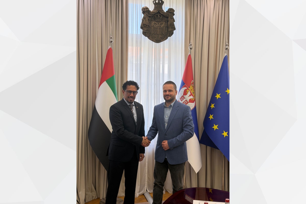 H.E. Ahmed Hatem Almenhali, Ambassador of the United Arab Emirates to the Republic of Serbia, met with H.E. Petar Janic, General Secretary of the Government of the Republic of Serbia.

