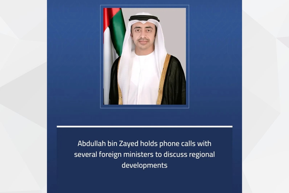 H.H. Sheikh Abdullah bin Zayed Al Nahyan, Deputy Prime Minister and Minister of Foreign Affairs of the UAE, held a telephone conversation with H.E. Marko Djurić, Minister of Foreign Affairs of Serbia.


