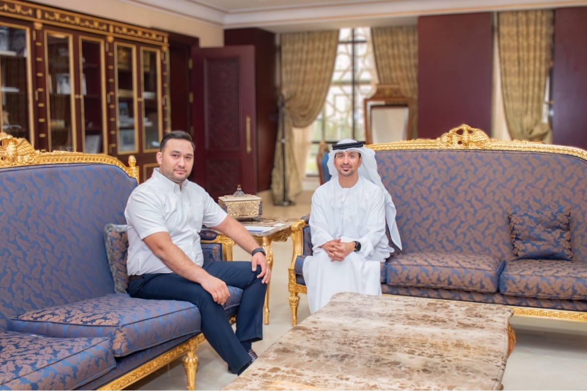 التقى سعادة أحمد الهاملي سفير دولة الإمارات لدى تركمانستان، مع رئيس شركة 