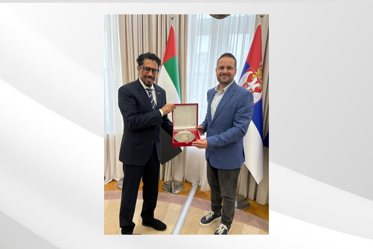 H.E. Ahmed Hatem Almenhali, Ambassador of the United Arab Emirates to the Republic of Serbia, met with H.E. Petar Janjic, Secretary General of the Government of the Republic of Serbia.
