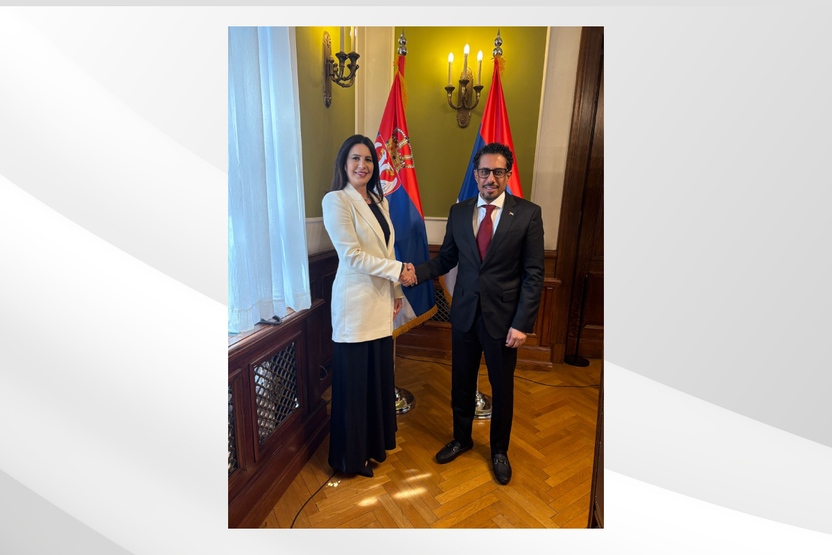H.E. Ahmed Hatem Almenhali, Ambassador of the United Arab Emirates to the Republic of Serbia, met with Ms. Danijela Nikolic, Chairwoman of the Parliamentary Friendship Group between the United Arab Emirates and the Republic of Serbia, at the premises of the National Assembly of Serbia.
