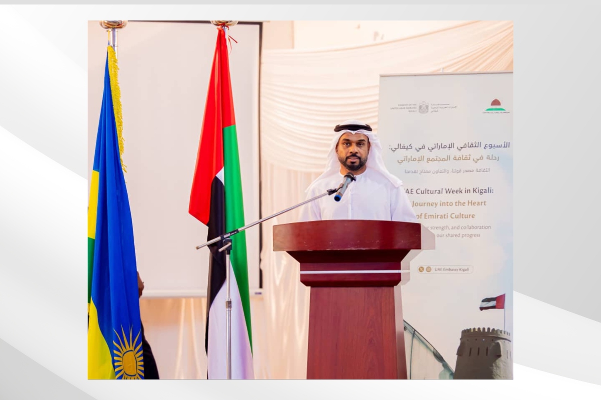 استضافت سفارة دولة الإمارات العربية المتحدة في كيغالي، بالشراكة مع المركز الثقافي الإسلامي، الأسبوع الثقافي الإماراتي، تزامنًا مع احتفالات دولة الإمارات بعيد الاتحاد الـ54.