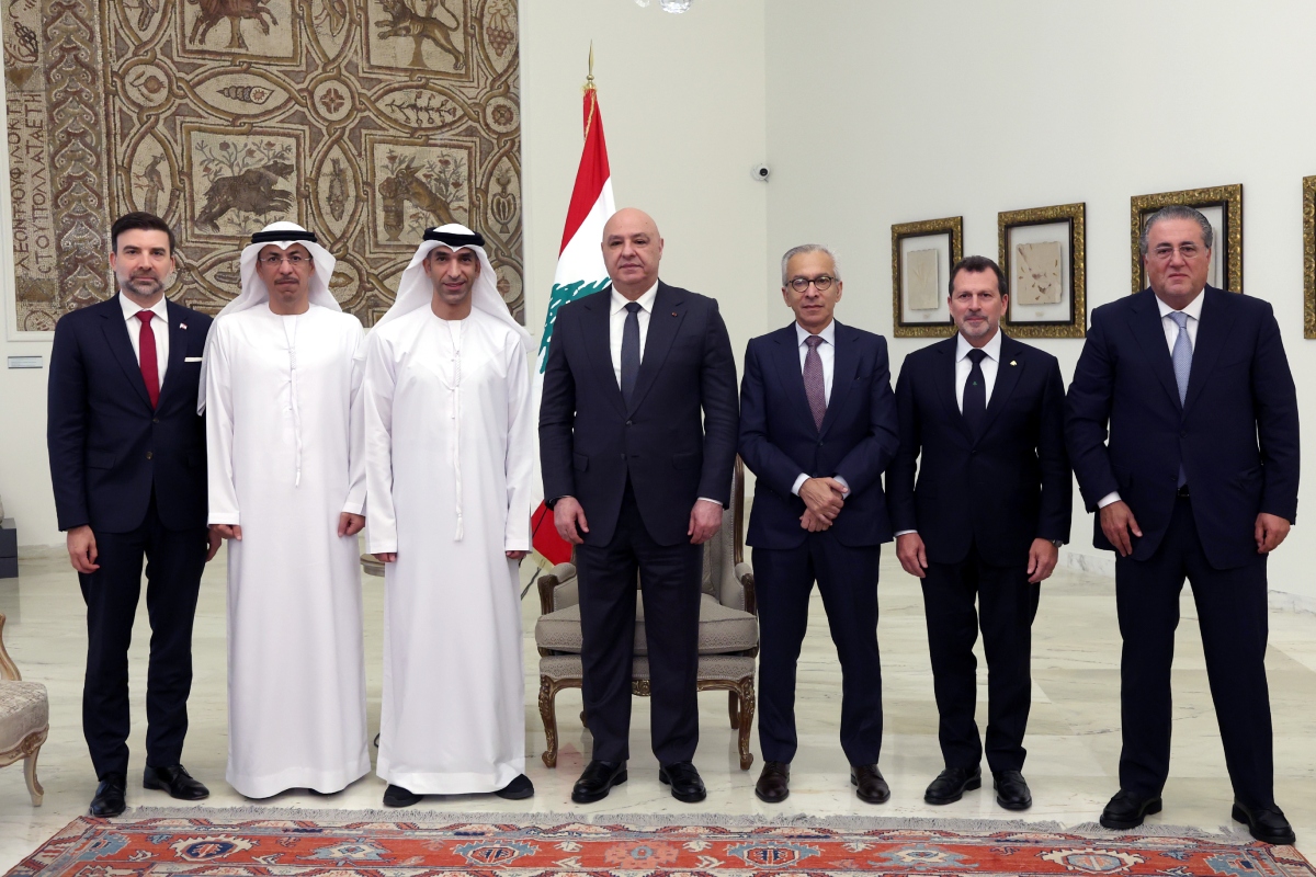 Lebanese President, UAE Minister of Foreign Trade stress importance of advancing bilateral relations