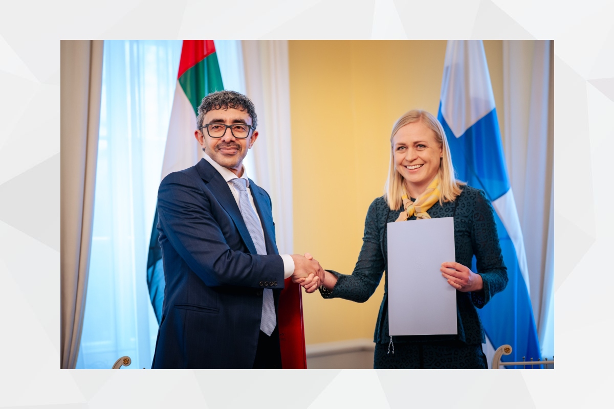 H.H. Sheikh Abdullah Bin Zayed Al Nahyan, Deputy Prime Minister and Minister of Foreign Affairs, met today in Helsinki with Elina Valtonen, Minister of Foreign Affairs of the Republic of Finland.