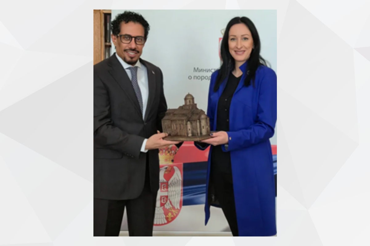 H.E. Ahmed Hatem Almenhali, Ambassador of the United Arab Emirates to the Republic of Serbia, met with H.E. Jelena Zarić Kovacevic, Minister of Family Welfare and Demography of the Republic of Serbia.