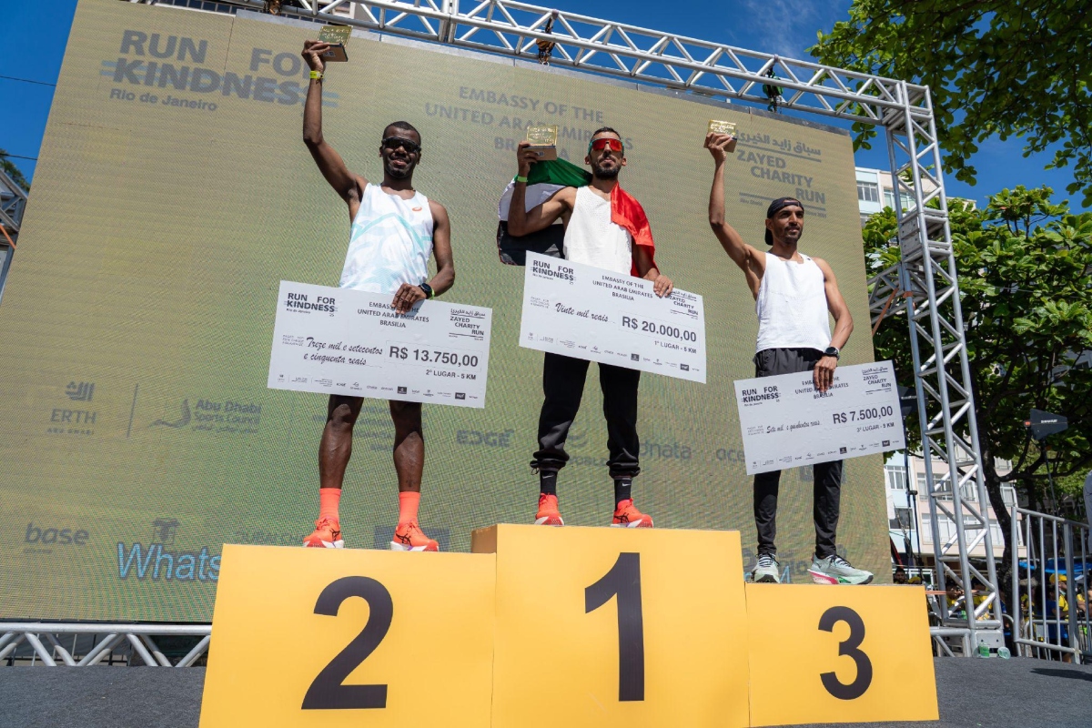 The Zayed Charity Run Rio de Janeiro 2026 will offer a total of BRL 500,000 in prizes for its second Brazilian edition, which is taking place on 23rd August, beginning 2:20pm, at Flamengo Beach