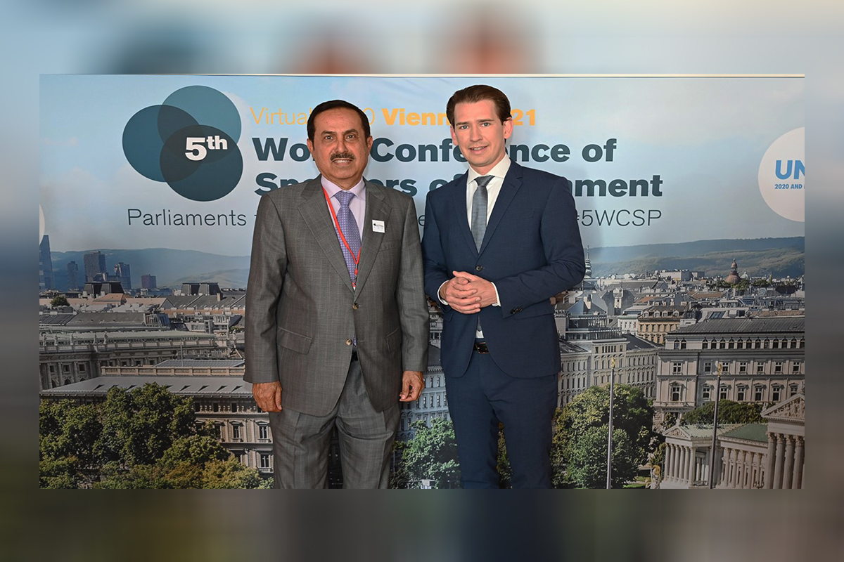 المستشار النمساوي يستقبل معالي صقر غباش