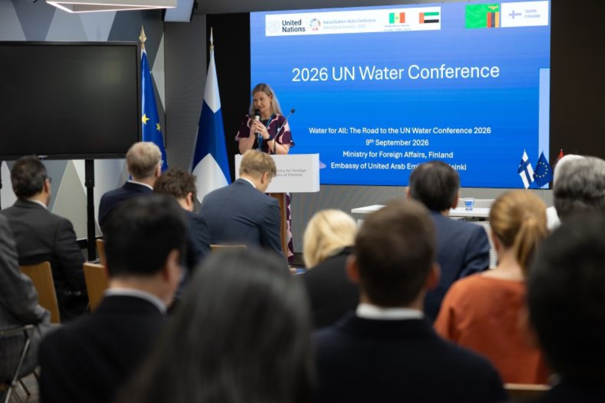  The UAE Embassy in Finland, in cooperation with the Ministry for Foreign Affairs of Finland, convened a high-level discussion entitled, “Water for All: The Road to the UN Water Conference 2026”