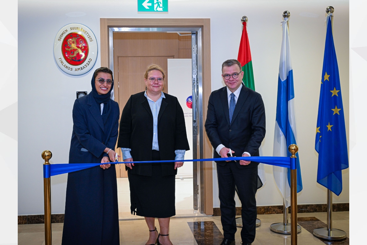 Prime Minister of Finland Petteri Orpo opened the new Finnish Embassy headquarters in Abu Dhabi today, reflecting the strong bilateral ties between the UAE and the Republic of Finland.