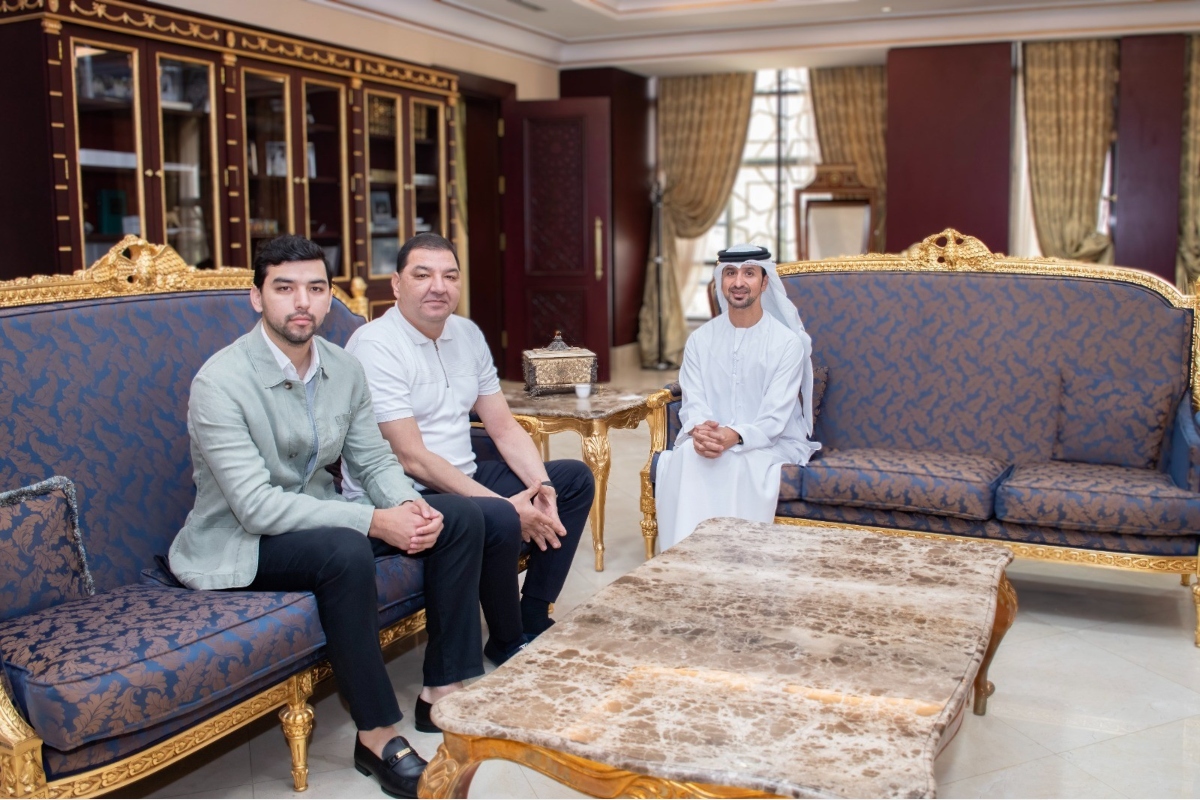 التقى سعادة أحمد الهاملي سفير الدولة لدى تركمانستان برئيس شركة 