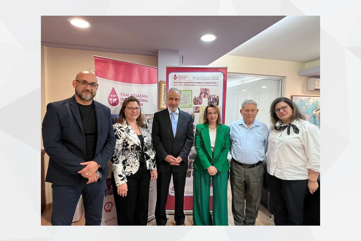 H.E. Mohammed Saif Al Shehhi, UAE Ambassador in Nicosia, met with Dr. Androulla Eleftheriou, Executive Director of Thalassaemia International Federation, where they discussed the UAE participation at the upcoming first regional Summit on Haemoglobin Disorders in the Middle East & North Africa (MENA) region.
