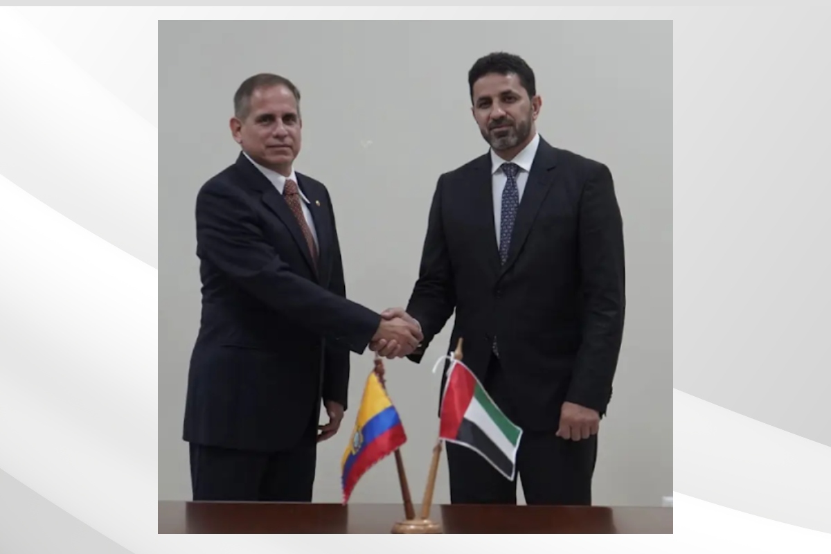 Meeting between H.E. Ibrahim Salem Alalawi, Ambassador of the United Arab Emirates, and H.E. Juan Carlos Blum, Minister of Environment and Energy of the Republic of Ecuador