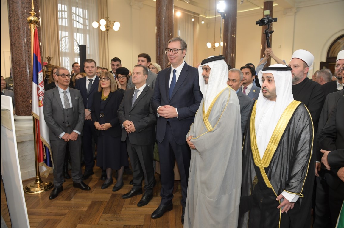 On the occasion of marking the 51st National Day of the United Arab Emirates, the UAE Embassy in Belgrade held a reception in the presence of the President of the Republic of Serbia and the First Deputy Prime Minister, numerous ministers, members of the diplomatic corps, heads of international organizations and other dignitaries.

On this occasion, H.E. Mubarak Saeed Aldhaheri, addressed the audience and pointed out the Emirate's commitment to the protection of human rights, the green agenda, scientific and technological development, as well as acting on peaceful cooperation in the international community. He also pointed in his speech to the great friendship between the leaders of the UAE and Serbia, which strengthens the comprehensive relations between the UAE and Serbia.