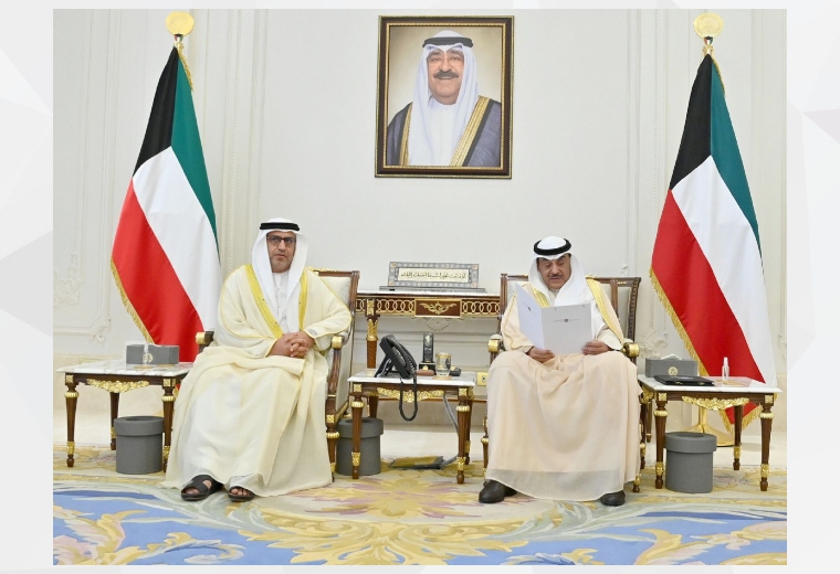 His Highness Sheikh Sabah Khaled Al-Hamad Al-Sabah, Crown Prince of the State of Kuwait, received at Bayan Palace H.E. Dr. Matar Hamed Al-Neyadi, Ambassador of the United Arab Emirates to the State of Kuwait. During the meeting, H.E. the Ambassador delivered to His Highness a written message from his brother, His Highness Sheikh Mohammed bin Rashid Al Maktoum, Vice President, Prime Minister, and Ruler of the Emirate of Dubai, may God protect him