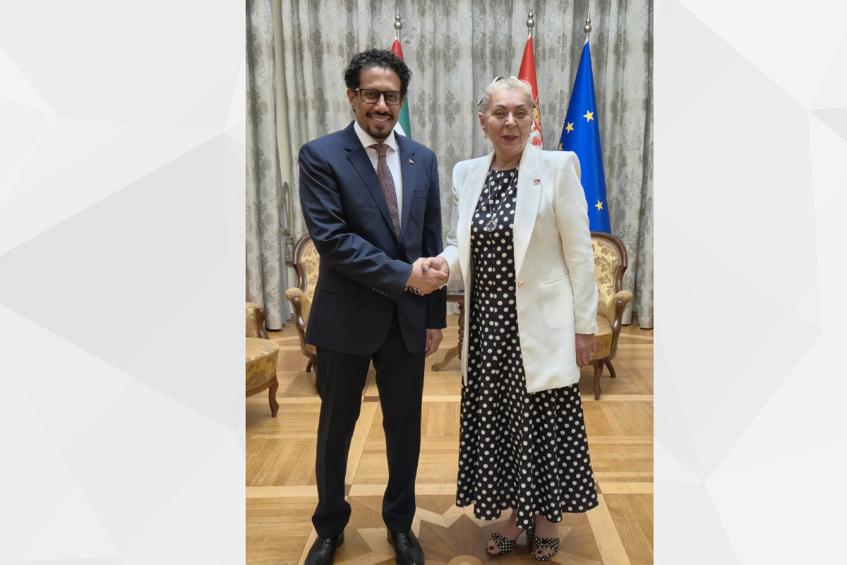 H.E. Ahmed Hatem Almenhali, Ambassador of the United Arab Emirates in Belgrade, met with H.E. Aleksandra Sofronijevic, Minister of Construction, Transport and Infrastructure of the Republic of Serbia.
