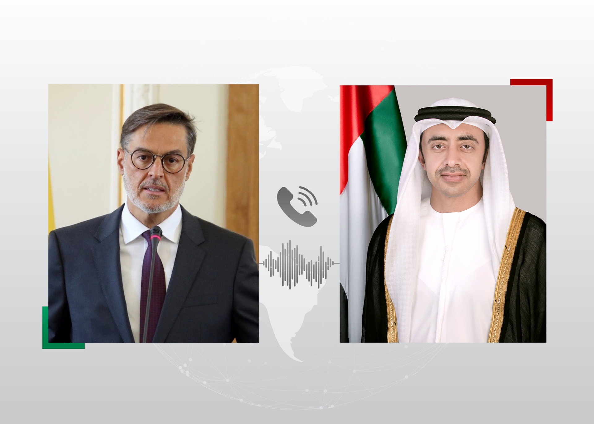 عبدالله بن زايد يهنئ هاتفياً وزير خارجية فنزويلا ويبحثان تعزيز العلاقات الثنائية